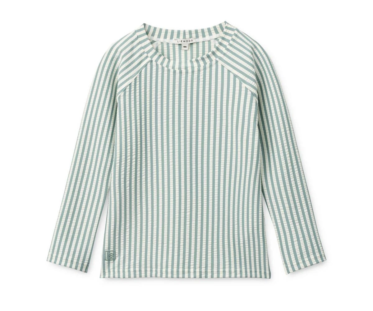 Noah Long Sleeved Sun Protection T-Shirt Peppermint / Sandy