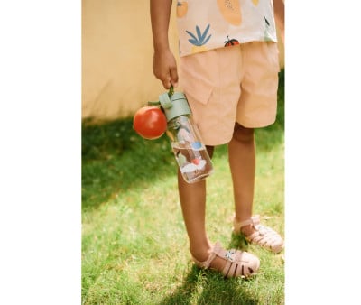 Sandales de Plage Bre pour Enfants avec Breloques Peach/Dark Rose