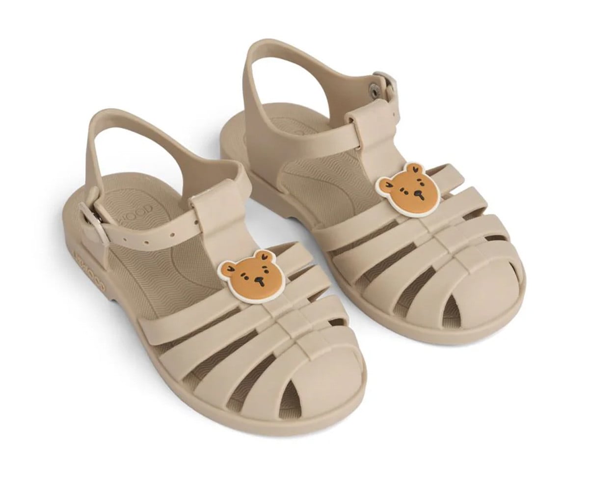 Bre Jelly Sandals with Charms Bear / Sandy