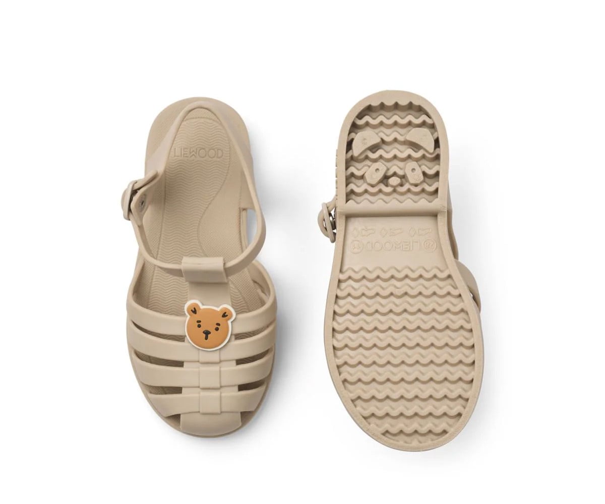 Bre Jelly Sandals with Charms Bear / Sandy