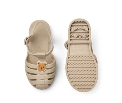 Bre Jelly Sandals with Charms Bear / Sandy