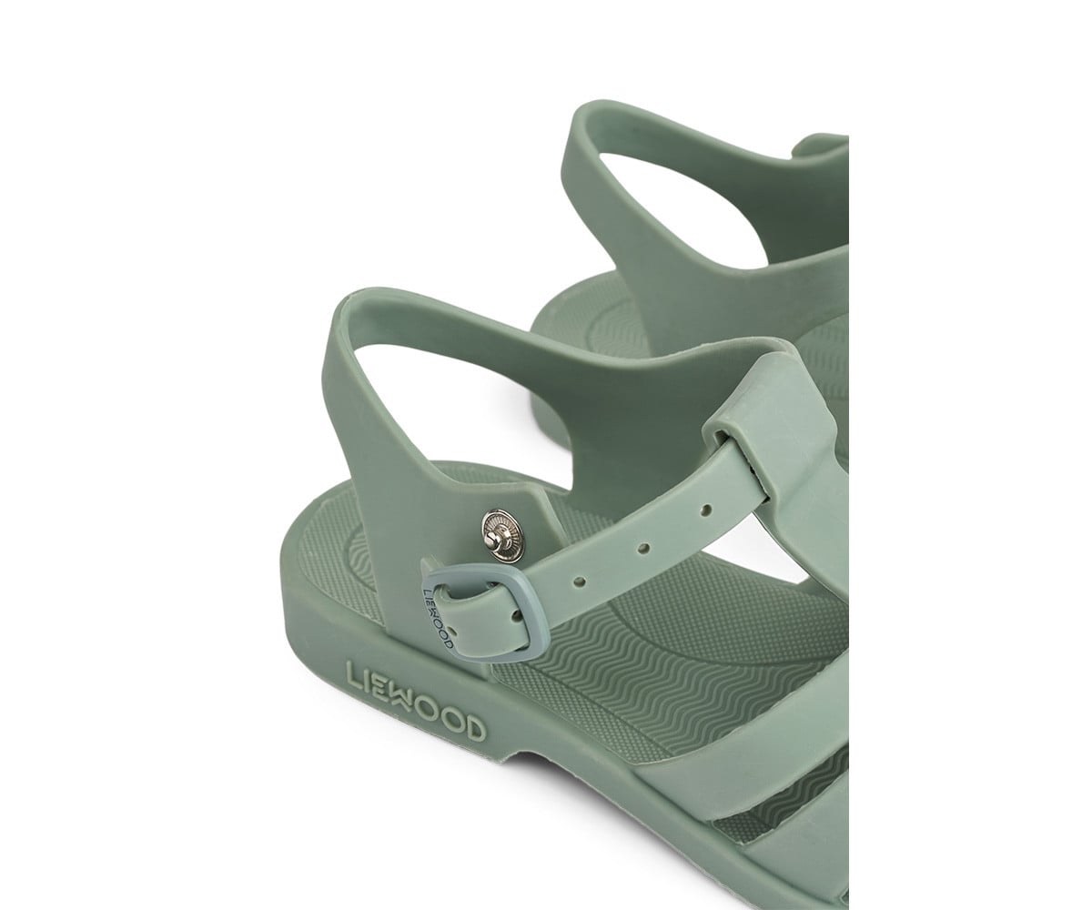 Bre Jelly Sandals with Charms Pufferfish / Peppermint