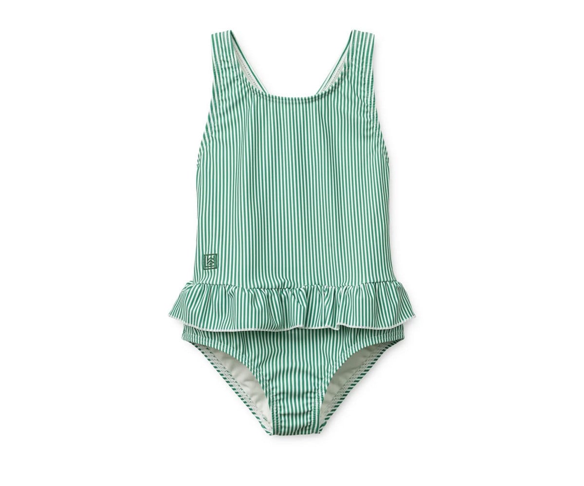 Amara Striped Swimsuit Bright Garden / Creme de la Creme