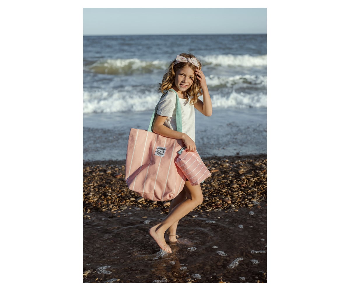 Bolsa Mallorca Familiar Coral Personalizable