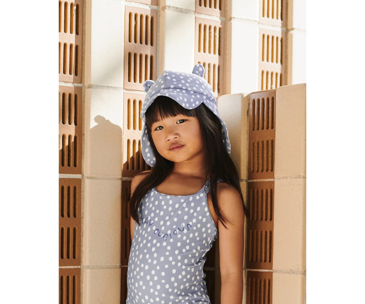 Suna Swimsuit Dot / Dusty Lavender