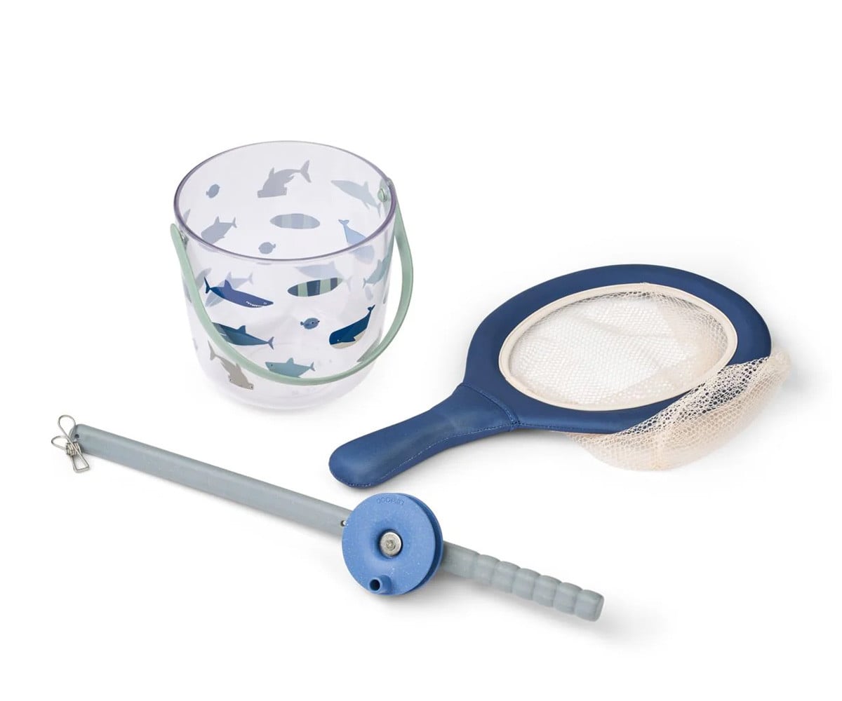 Set de Pêche Cora Crab avec Épuisette Shark/Dove Blue