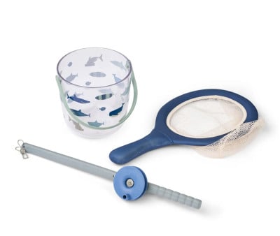 Set de Pêche Cora Crab avec Épuisette Shark/Dove Blue