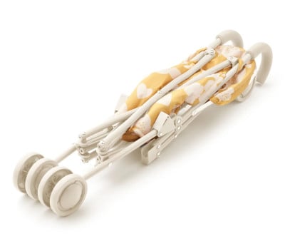 Elsie Doll Stroller Flower / Lemon Yellow