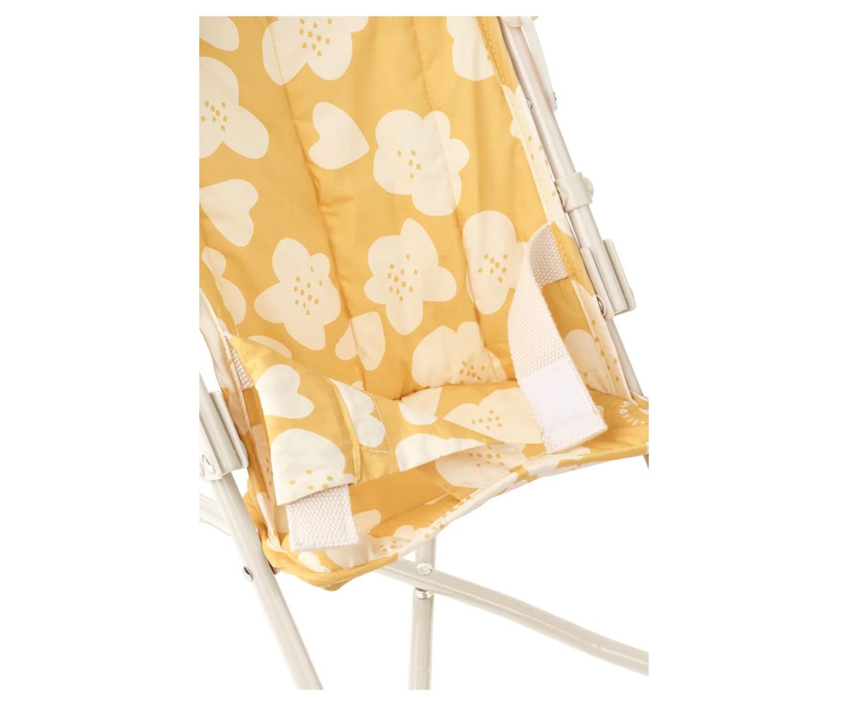 Elsie Doll Stroller Flower / Lemon Yellow