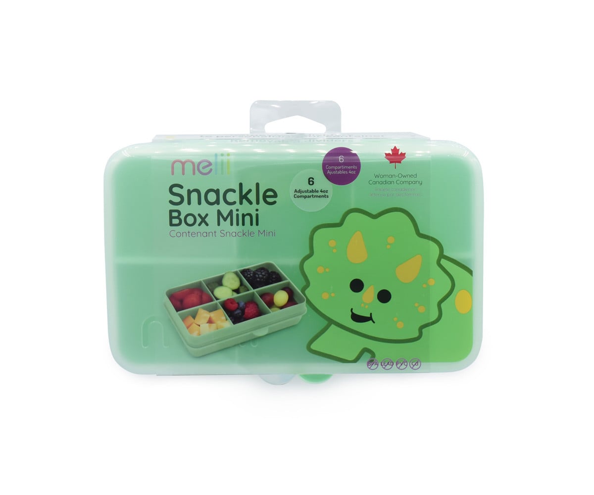 Boîte Snackle 6 Compartiments Dino