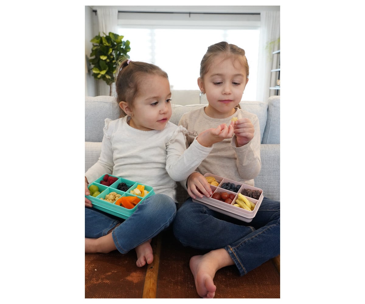 Caja Snackle 6 Compartimentos Blue