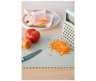 Tábua de corte de silicone antiderrapante Kiddikutter Sage