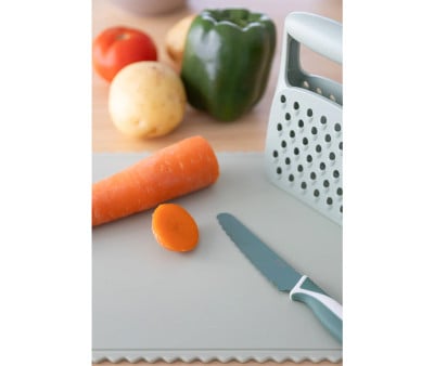 Tábua de corte de silicone antiderrapante Kiddikutter Sage