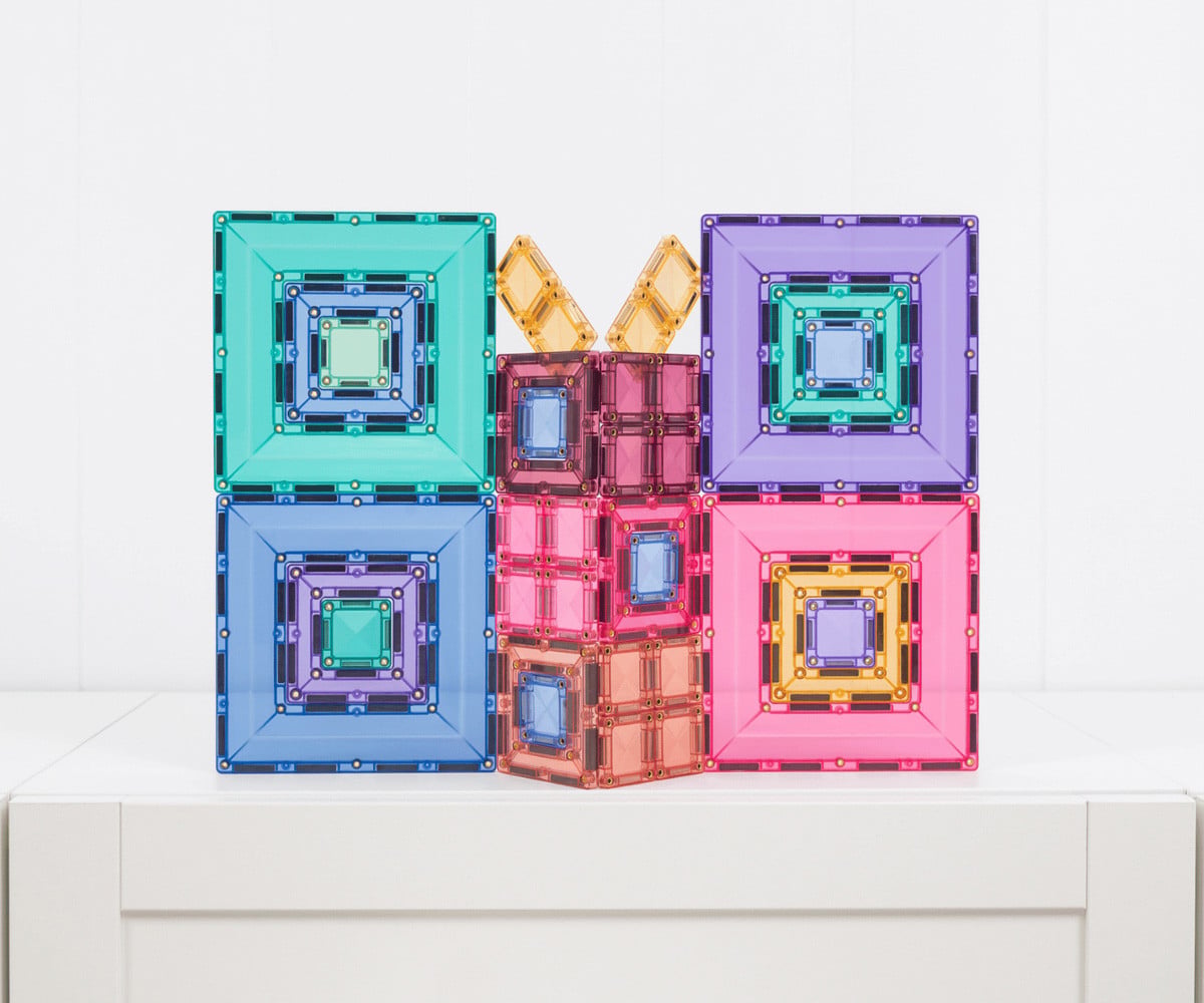 Construção do portal Connetix Pastel 48 peças