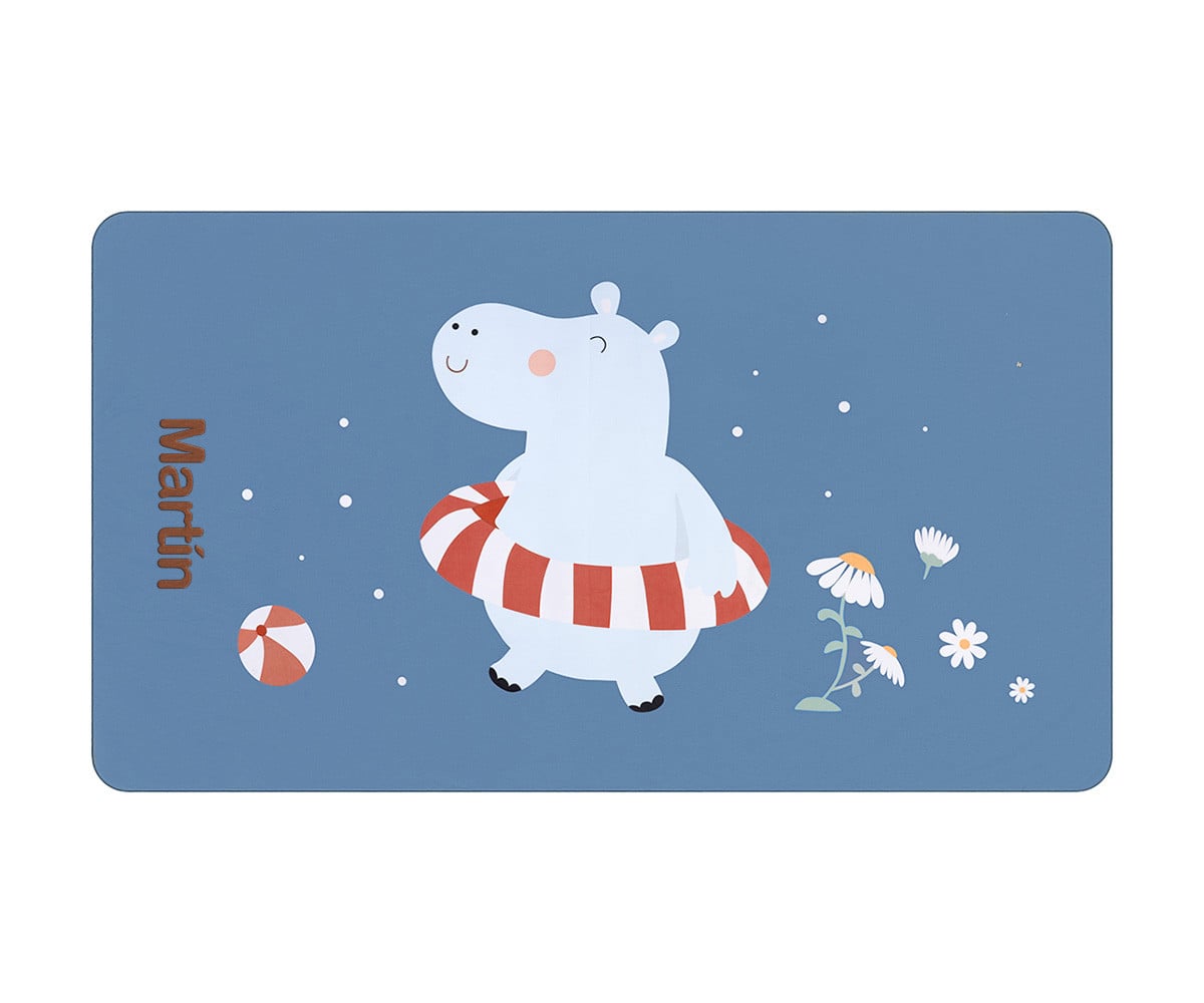 Telo Microfibra Hippos Personalizzabile