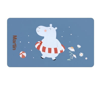 Telo Microfibra Hippos Personalizzabile