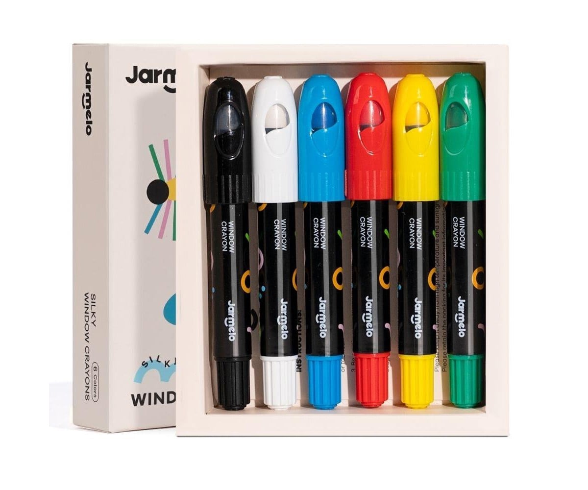 Pastels pour Verre, Carrelage et Papier 6 Couleurs