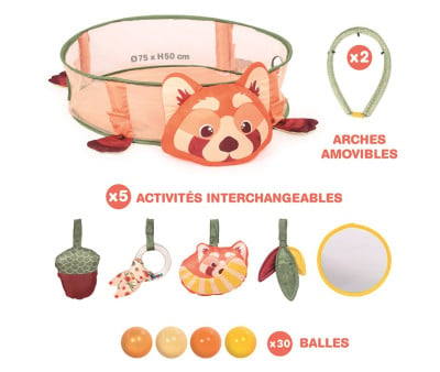 Palestrina e Piscina con Palline Red Panda