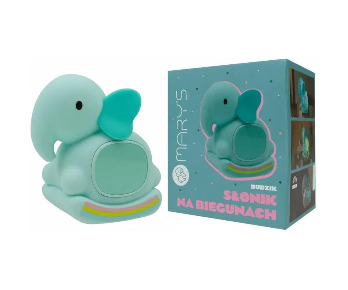 Night Light and Alarm Clock Elephant