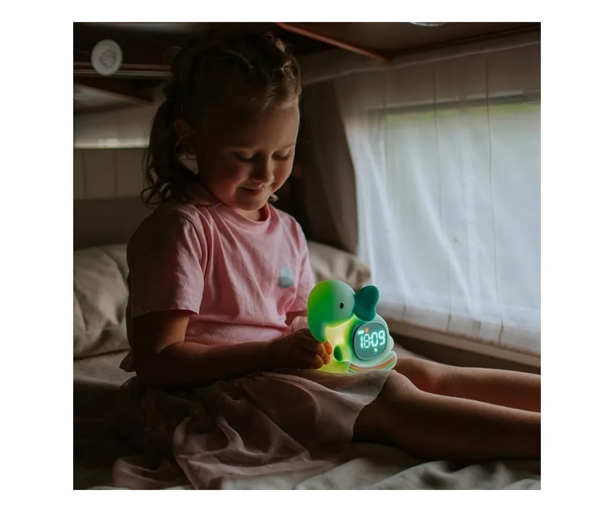 Night Light and Alarm Clock Elephant