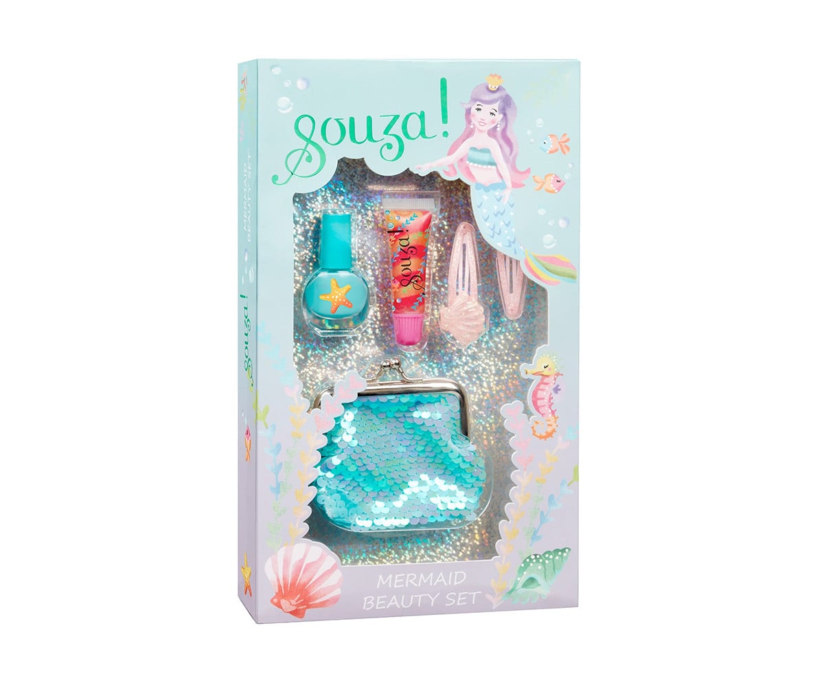 Conjunto de beleza de sereia