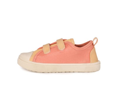 Scarpette Tela con Velcro Tangerine