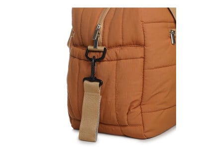 Bolsa Carro Bebé Pluméa Ocre com Muda Fraldas