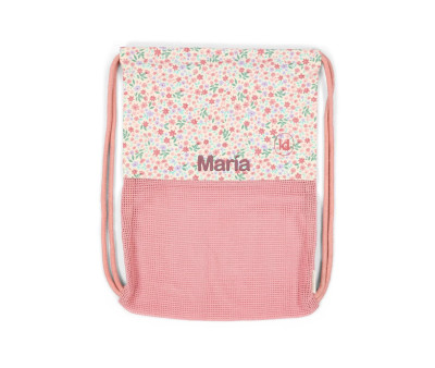 Sacca-Zaino da spiaggia Personalizzabile Flowers
