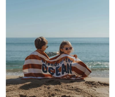 Toalla de Playa Ocean World Brown