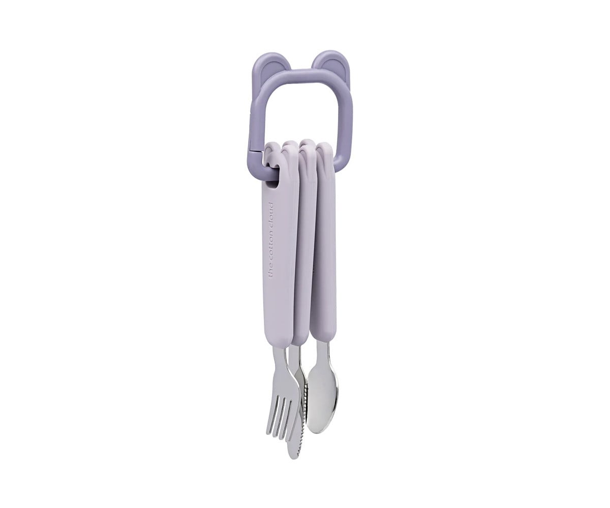 Set de Couverts avec Anneau Lilac