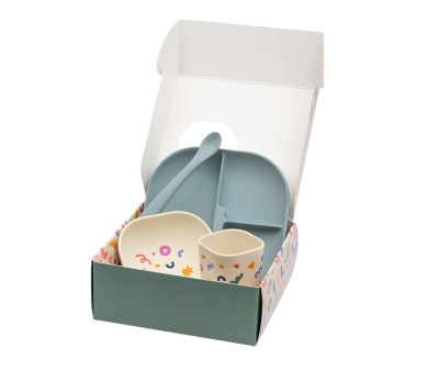 Conjunto de utensílios de mesa Tiny Bits Tangerine