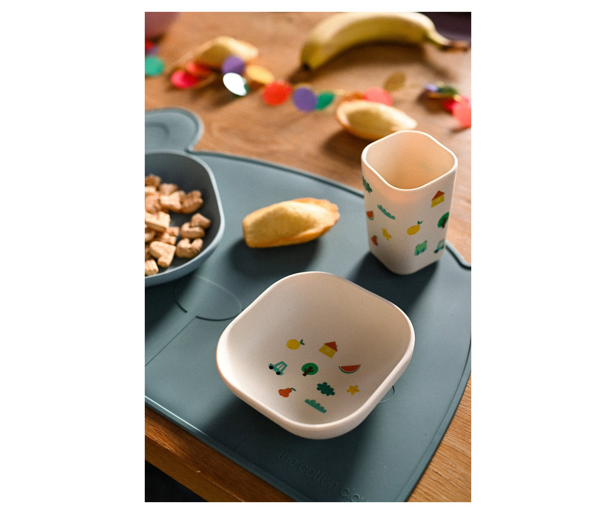 Conjunto de utensílios de mesa Tiny Bits Tangerine