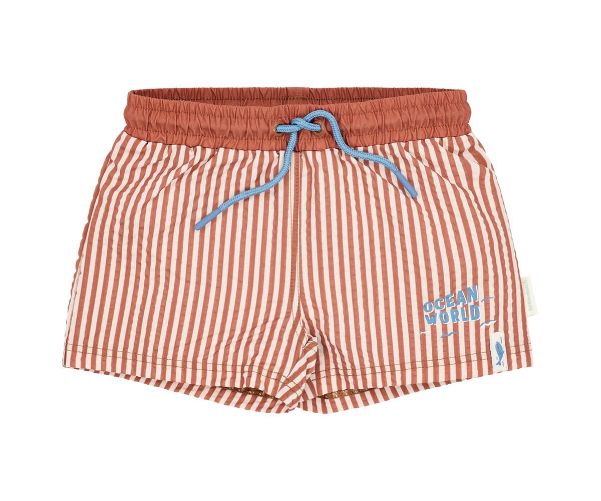 Bañador Short Ocean Brown Stripes