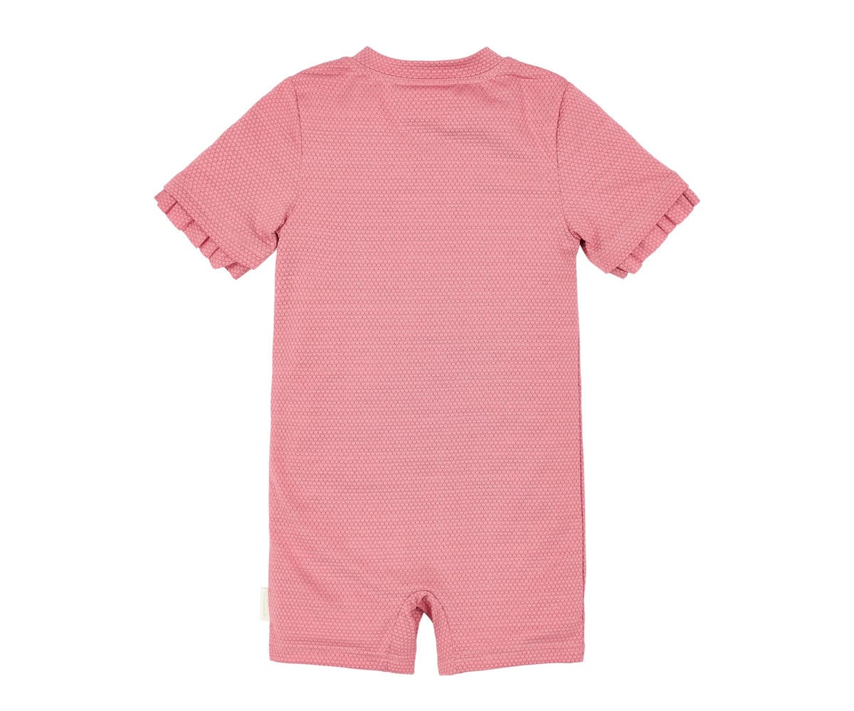 Bañador con Cremallera Pink Rose