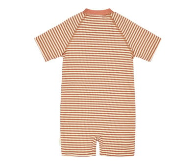 Bañador con Cremallera Ocean Brown Stripes