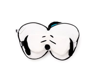 Almofada de viagem Relaxeazzz Peanuts Snoopy com máscara