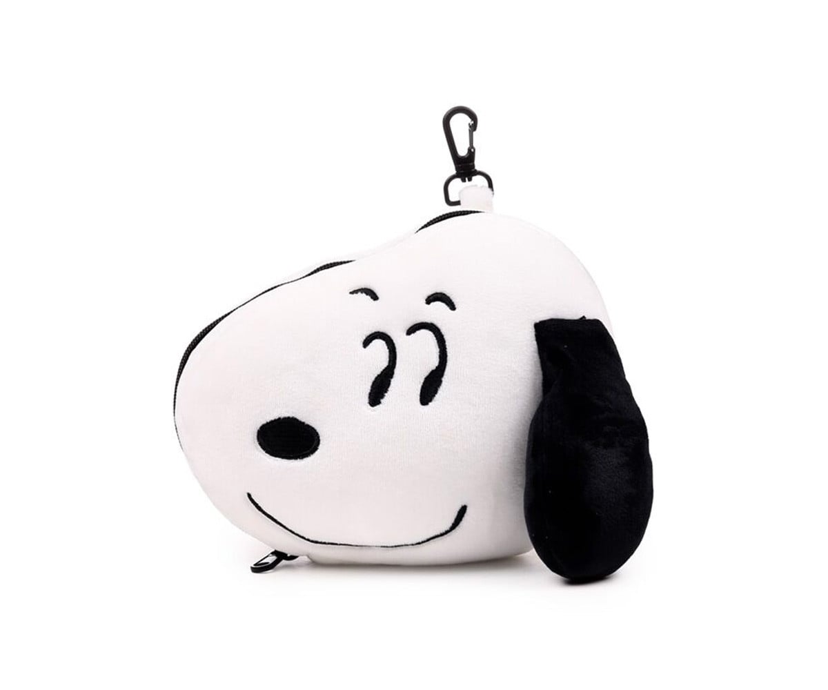 Almofada de viagem Relaxeazzz Peanuts Snoopy com máscara