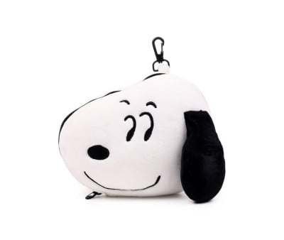 Almofada de viagem Relaxeazzz Peanuts Snoopy com máscara