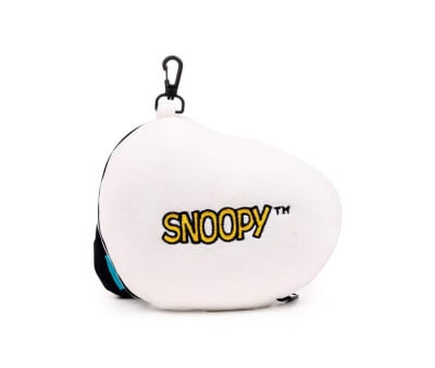 Almofada de viagem Relaxeazzz Peanuts Snoopy com máscara