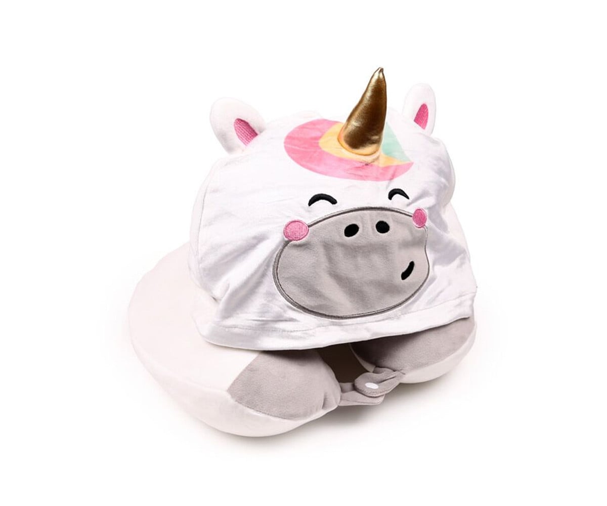 Cuscino da Viaggio con Cappuccio Hoodeazzz Astra Unicorn