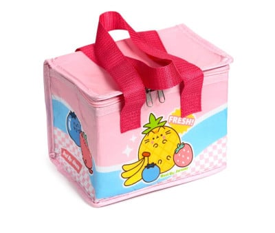 Sac à Lunch Isotherme Chat Pusheen Fruits Personnalisable