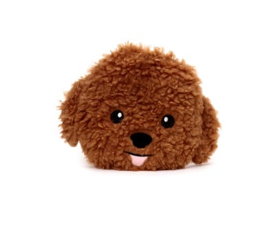 Peluche Thermique avec Graines pour Micro-Ondes Tête de Chien Cavapoo