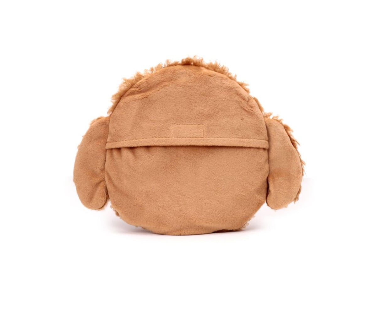 Peluche Thermique avec Graines pour Micro-Ondes Tête de Chien Cavapoo