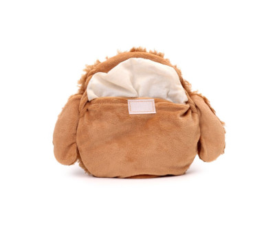 Peluche Thermique avec Graines pour Micro-Ondes Tête de Chien Cavapoo