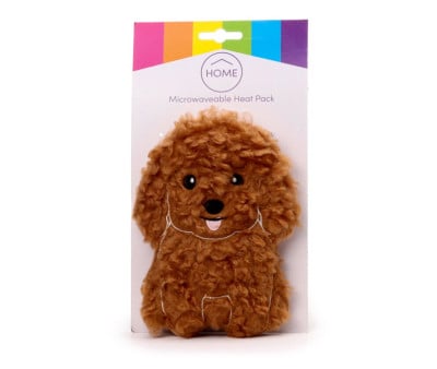 Peluche Thermique avec Graines pour Micro-Ondes Chien Cavapoo
