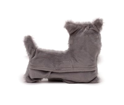 Peluche Thermique avec Graines pour Micro-Ondes Chien Schnauzer