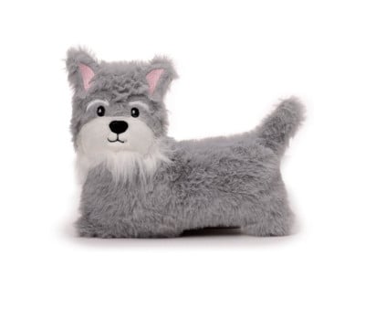 Peluche Thermique avec Graines pour Micro-Ondes Chien Schnauzer