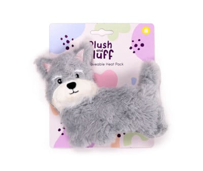 Peluche Thermique avec Graines pour Micro-Ondes Chien Schnauzer