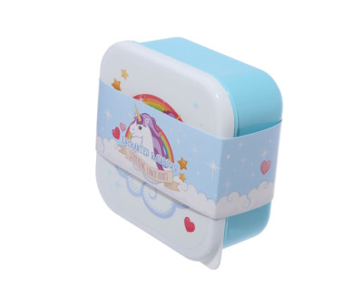 3 Rainbow Unicorn Lunch Boxes