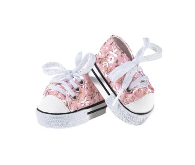 Baskets Komvers Petites Fleurs Roses